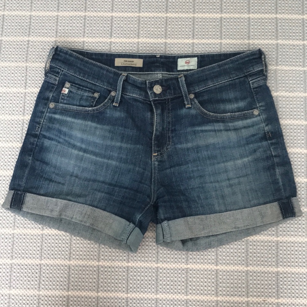 AG The Hailey Ex-boyfriend Roll-Up shorts